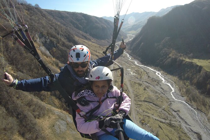 Paragliding tandem flights in Georgia - Forty minutes over Georgia’s mountain scenery