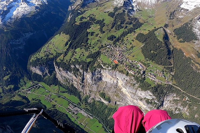 Paragliding Tandem in Switzerland - Taking off from Engelberg with Giorgio