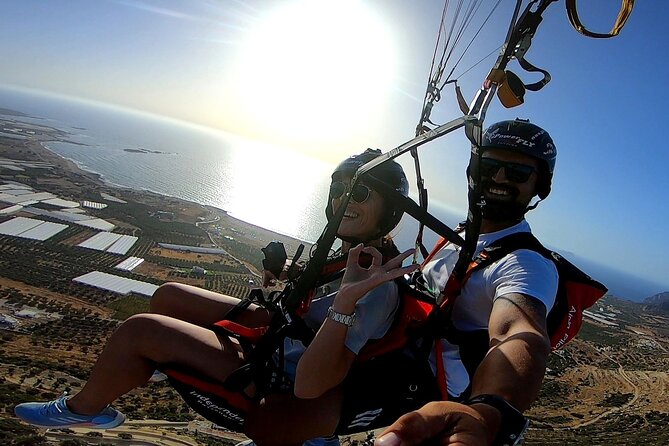 Paragliding Tours in Crete - Safety equipment and comfort