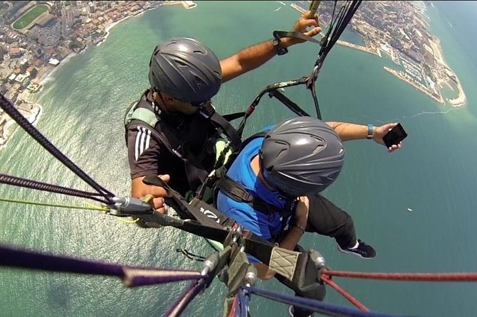 Paragliding Trip Over Jounieh bay - Taking off above Jounieh Bay