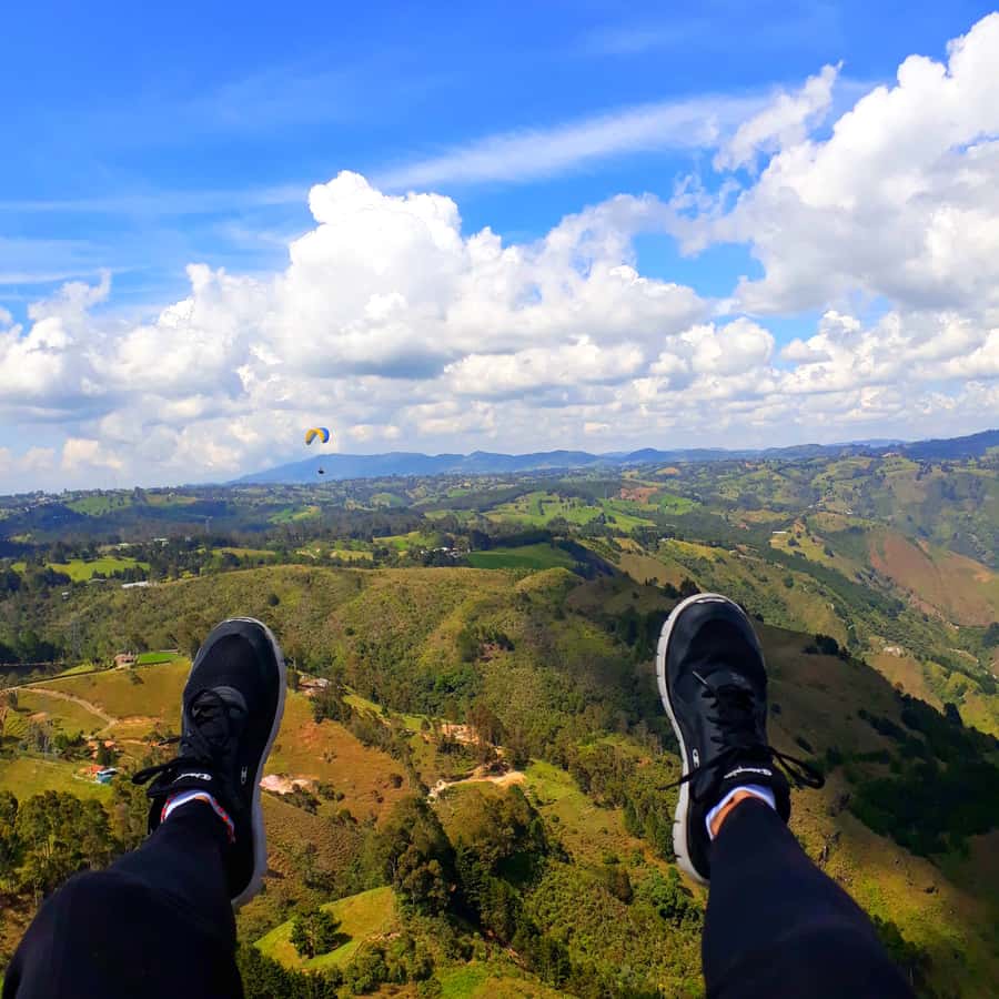 Paragliding Trip with Certified Pilots + Transportation - Flying above Medellín instead of only looking at it