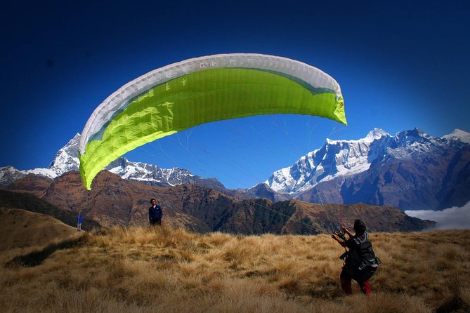 Pokhara: 30-Minute Paragliding Adventure with pick up/drop off - Views of Annapurna, Dhaulagiri, and Fishtail