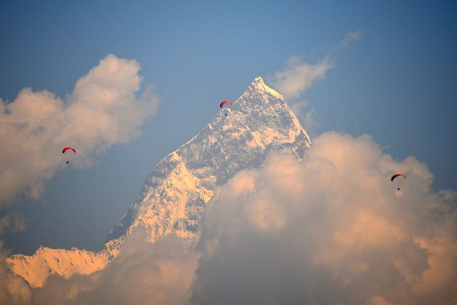 Pokhara: 30-Minute Tandem Paraglide - From Lakeside to Sarangkot at 1,800 meters