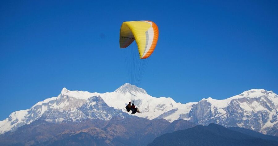 Pokhara: Adventure Paragliding Trip with Photos and Videos - Flying above Pokhara from Sarangkot