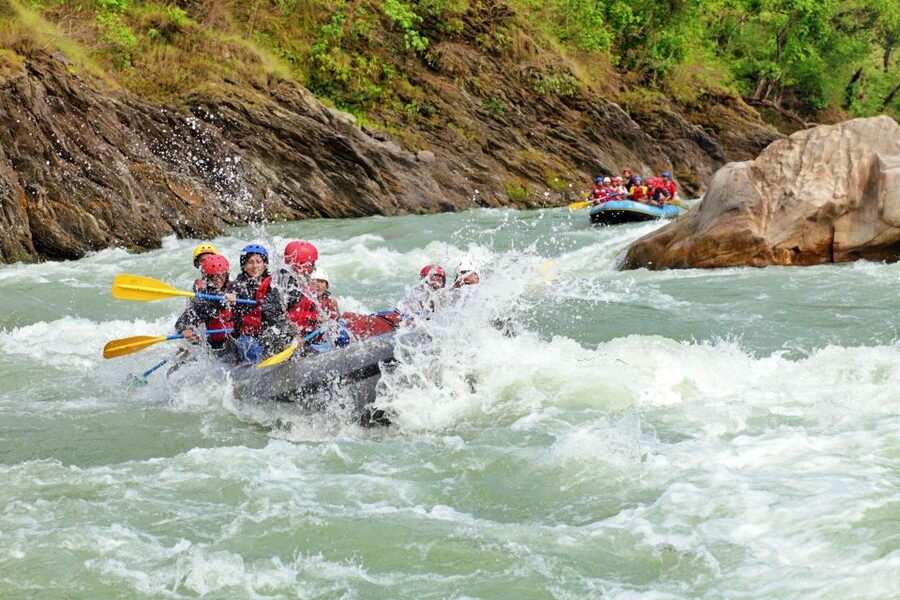 Pokhara: Half Day Upper Seti Rafting & Paragliding adventure - The Upper Seti run: fast water and narrow scenery