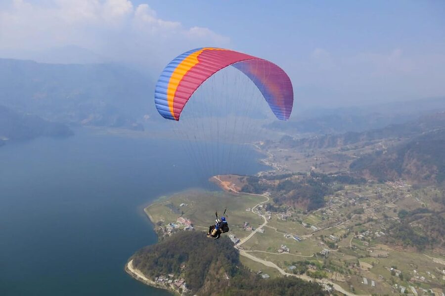 Pokhara: Paragliding Adventure with Photos and Video - Returning to Pokhara after landing
