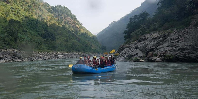 Pokhara: Paragliding and Rafting Adventure with Transfers - From Sarangkot to the Upper Seti River