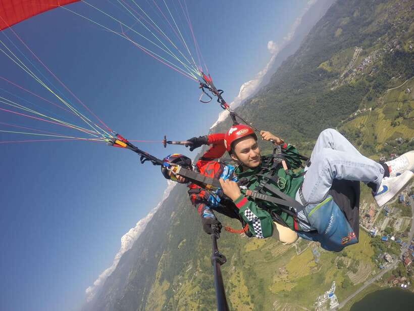 Pokhara: Paragliding, Bungy Jump and Zipline Combo Adventure - Starting Above the City at Sarangkot