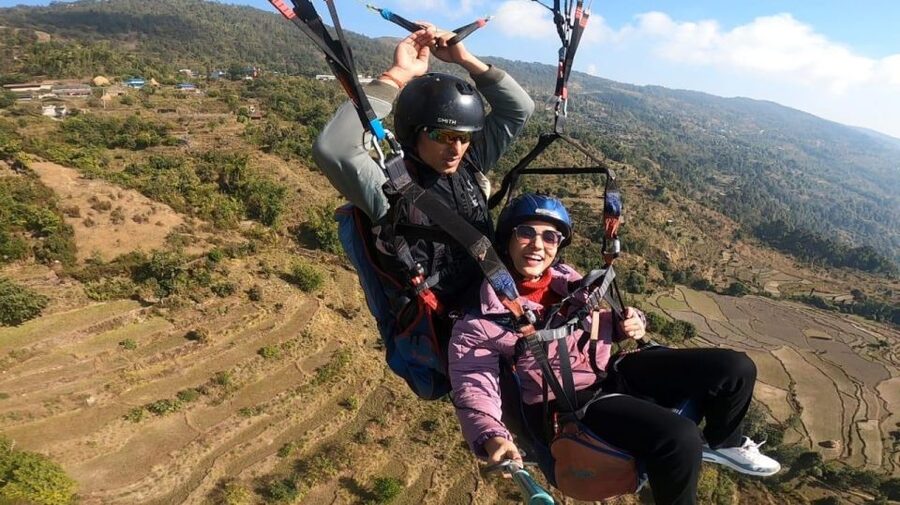 Pokhara: Paragliding over Phewa Lake with Panoramic View - Getting ready at Sarangkot