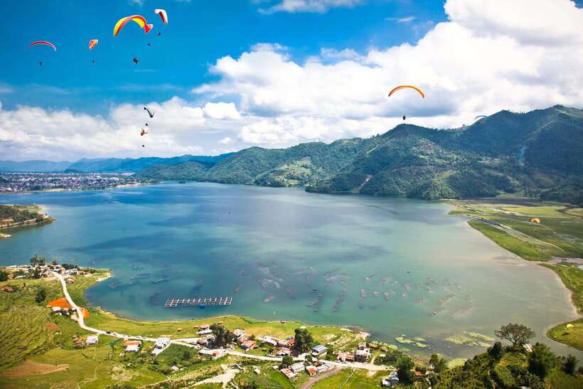 Pokhara Paragliding - The safety briefing keeps the first few minutes simple