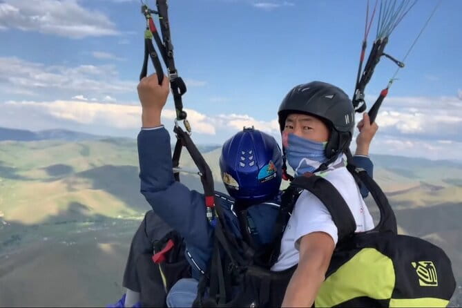 Private Tandem Paragliding Experience at Bayanzurkh Mountain - The walk to the weather-selected launch point