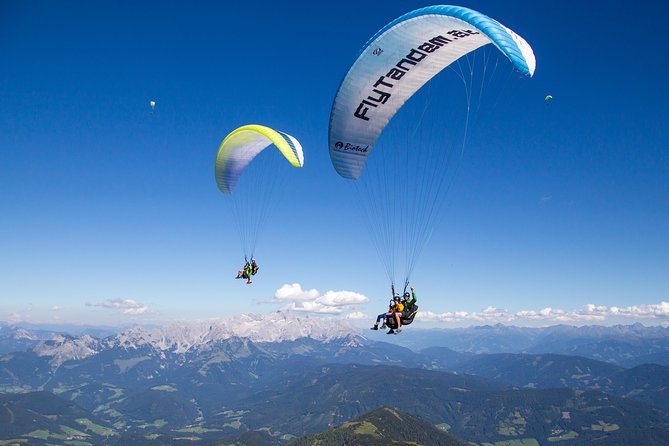 Private Tandem Paragliding Werfenweng Mt Bischling - Taking off from Mt Bischling near Salzburg