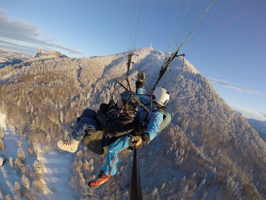 Salzburg like an eagle: tandem paragliding from Gaisberg - Key points at a glance