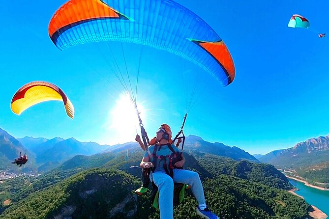Tandem paraglider in the Pyrenees (Panticosa) + Video of the flight - Preparing for takeoff