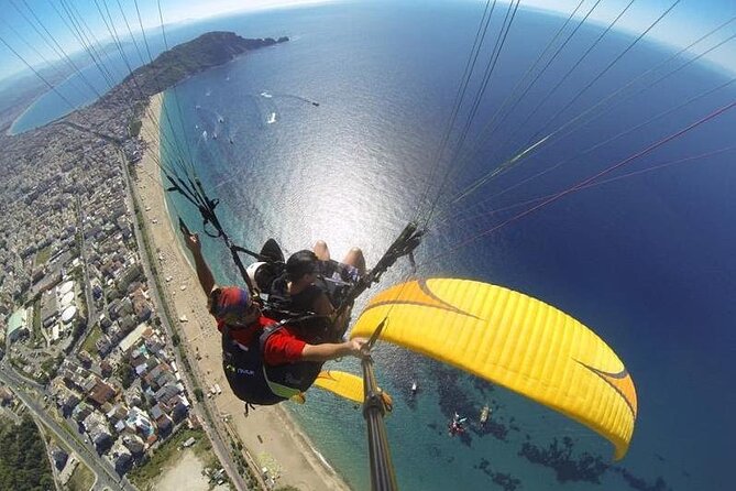 Tandem Paragliding Adventure From Alanya, Side, Antalya - Leaving Alanya for a flight above Cleopatra Beach