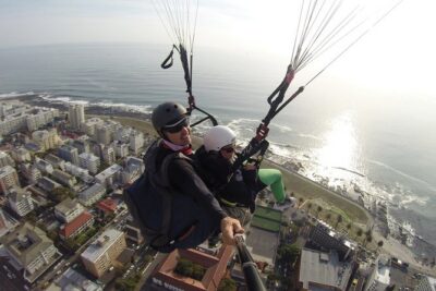 Tandem Paragliding Cape Town Experience TABLE MOUNTAIN PARAGLIDE