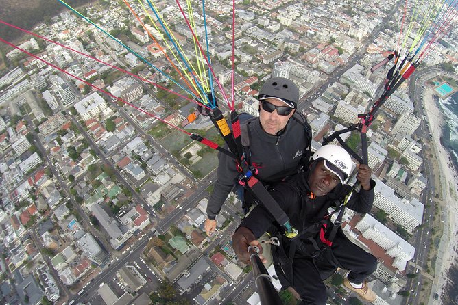 Tandem Paragliding Cape Town Experience TABLE MOUNTAIN PARAGLIDE - Photos, video, clothing, and practical comfort