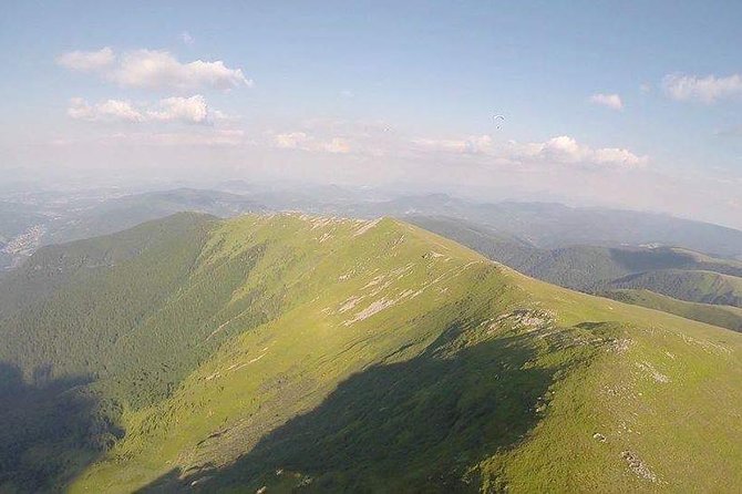 Tandem Paragliding Experience in Sarajevo, Bosnia and Herzegovina - From Sarajevo to the mountain in about five hours