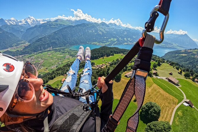 Tandem Paragliding Experience with Transport from Interlaken - Safety and the practical limits