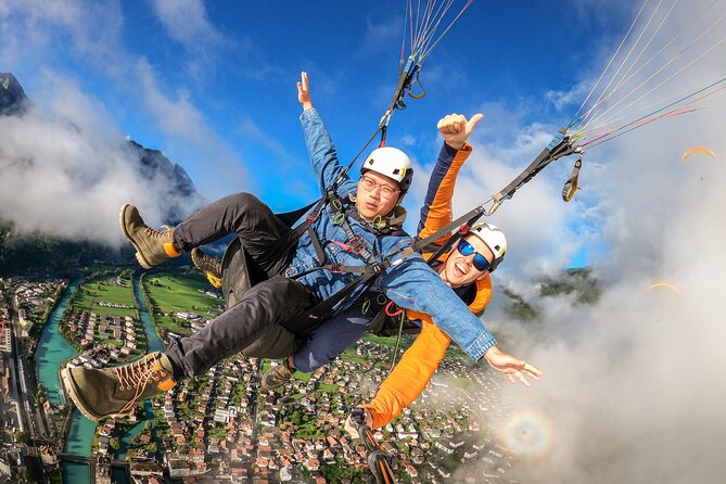 Tandem Paragliding Experience with Transport from Interlaken - Photos, videos, and the extra cost
