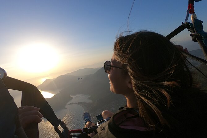 Tandem Paragliding Flight Experience Babadağ Mountain Fethiye - Landing near the Cloudbase office