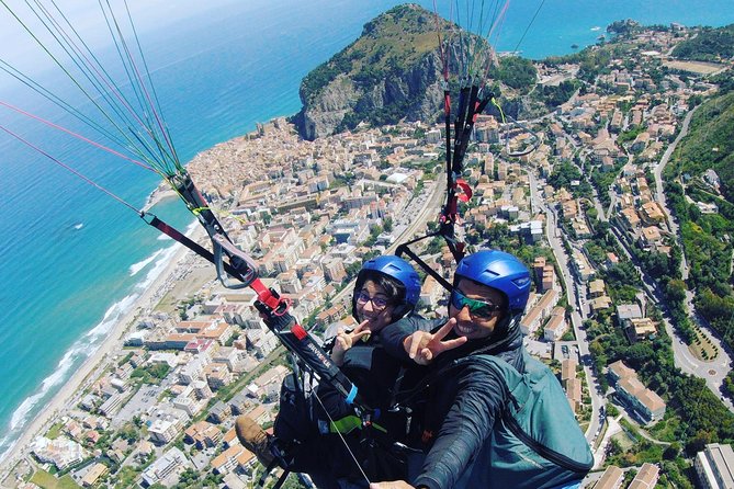 Tandem Paragliding Flight in Cefalù - What happens before you leave the ground