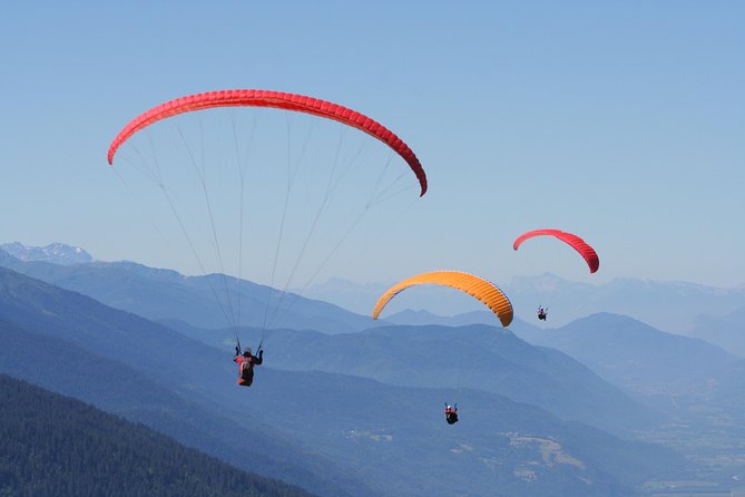 Tandem Paragliding Flight over Tenerife - From the south coast to Taucho at 800 meters