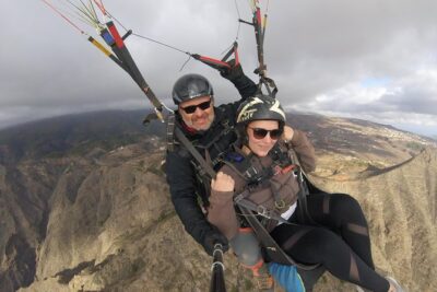 Tandem Paragliding Flight over Tenerife