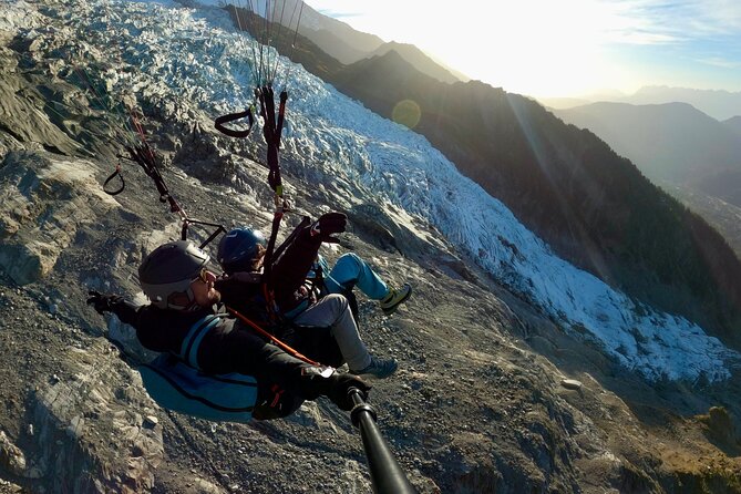 Tandem Paragliding Flight to Chamonix Facing Mont Blanc - Reaching the launch site at Planpraz
