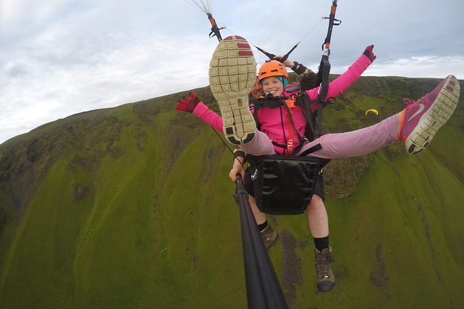 Tandem Paragliding Flights from Vik - Reynisfjall gives you the best opening view