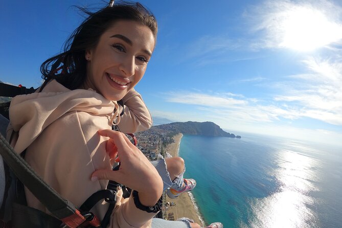 Tandem Paragliding from Antalya (Best Price) - A 700-meter start above Alanya