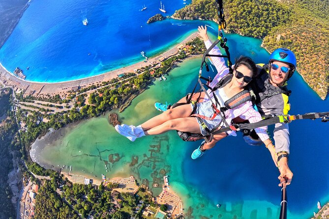 Tandem Paragliding in Fethiye and Oludeniz - Preparing for takeoff on Babadağ