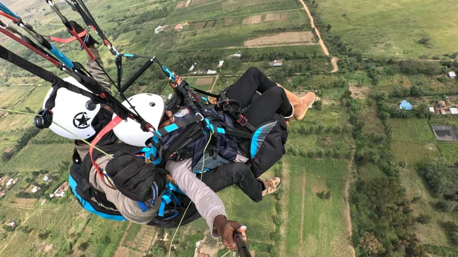 Tandem Paragliding with Free GoPro Footage from Nairobi - The Motorcycle Ride to the Takeoff Point
