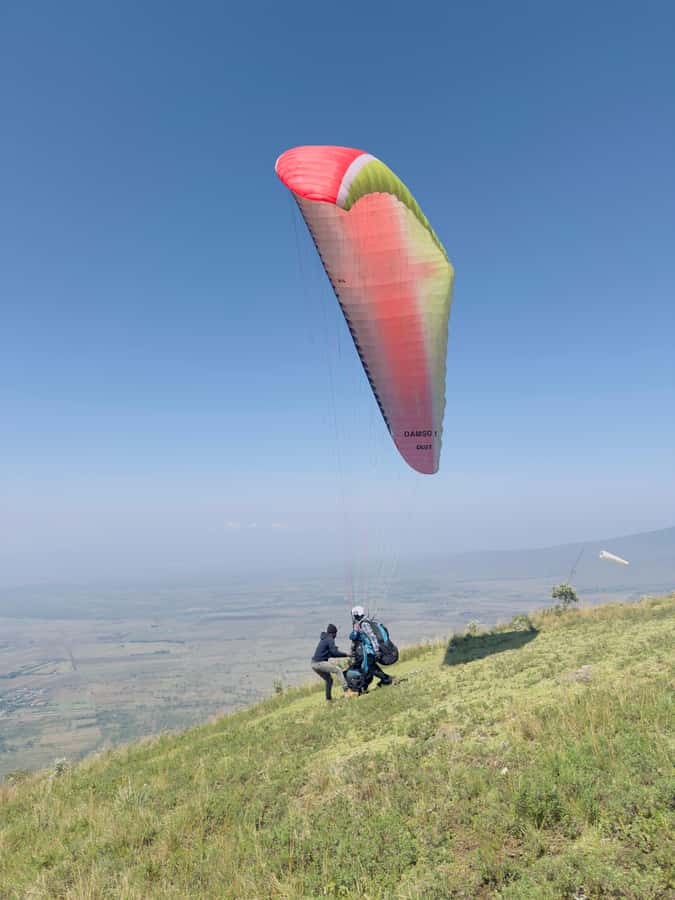 Tandem Paragliding with Free GoPro Footage from Nairobi - Health Rules You Should Take Seriously