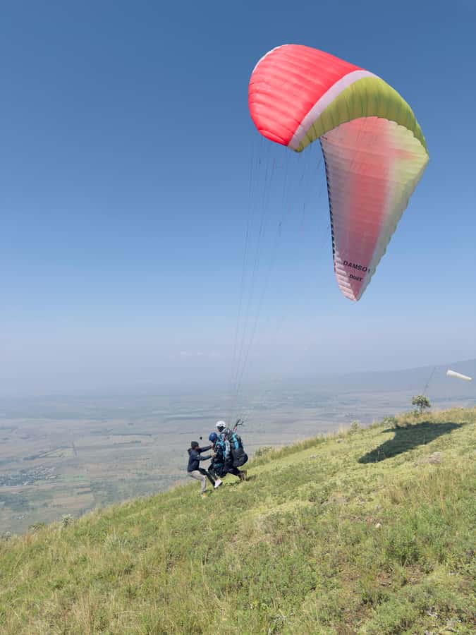 Tandem Paragliding with Free GoPro Footage from Nairobi - What the Tandem Flight Feels Like