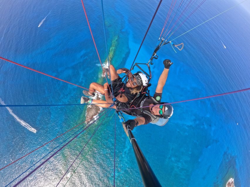 Tenerife: Tandem Paragliding Flight with Pickup - The beach landing at Playa la Enramada