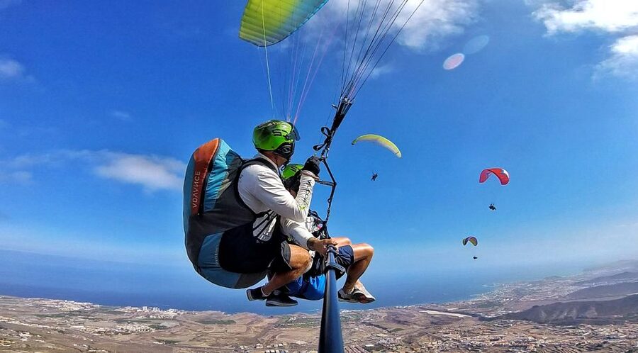 Tenerife: Tandem Paragliding Flight with Pickup - Pickup from Costa Adeje, Los Cristianos, or Las Americas