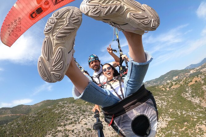 Ulusky Paragliding Alanya - Landing near Cleopatra Beach