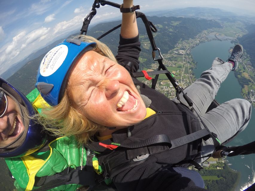 Villach/Ossiachersee: Paragliding "Action" Tandemflug - What the $175 price covers
