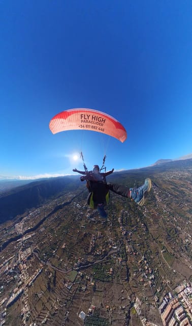 Vuelo Parapente Tenerife Teide (2200 metros) - Taking off above the Cañadas del Teide