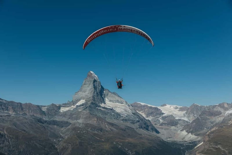 Zermatt: Tandem Paragliding Flight - Best Matterhorn Views - Leaving Zermatt for the takeoff point